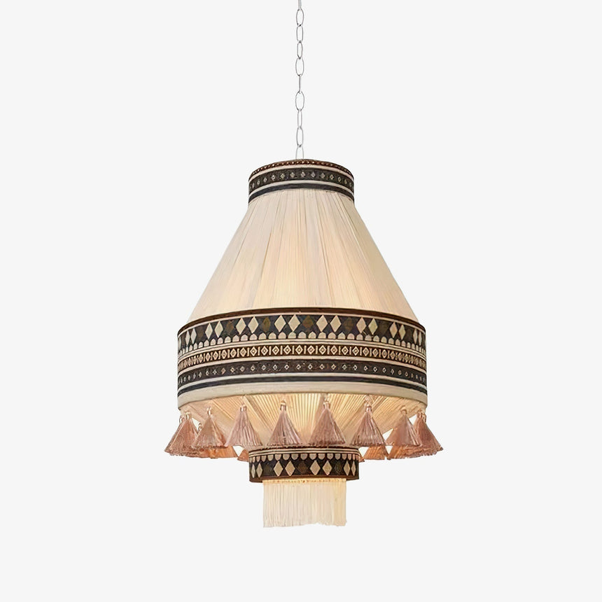 Pendant Light Woven Texture Detail View - OroDwell