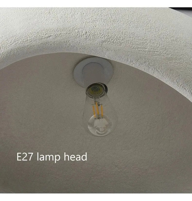 Chandelier installed above dining area