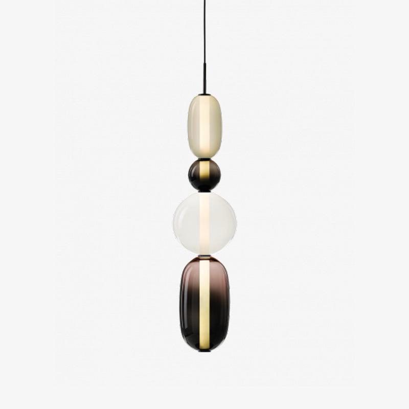 Glass Pendant Light Silhouette Detail View - OroDwell