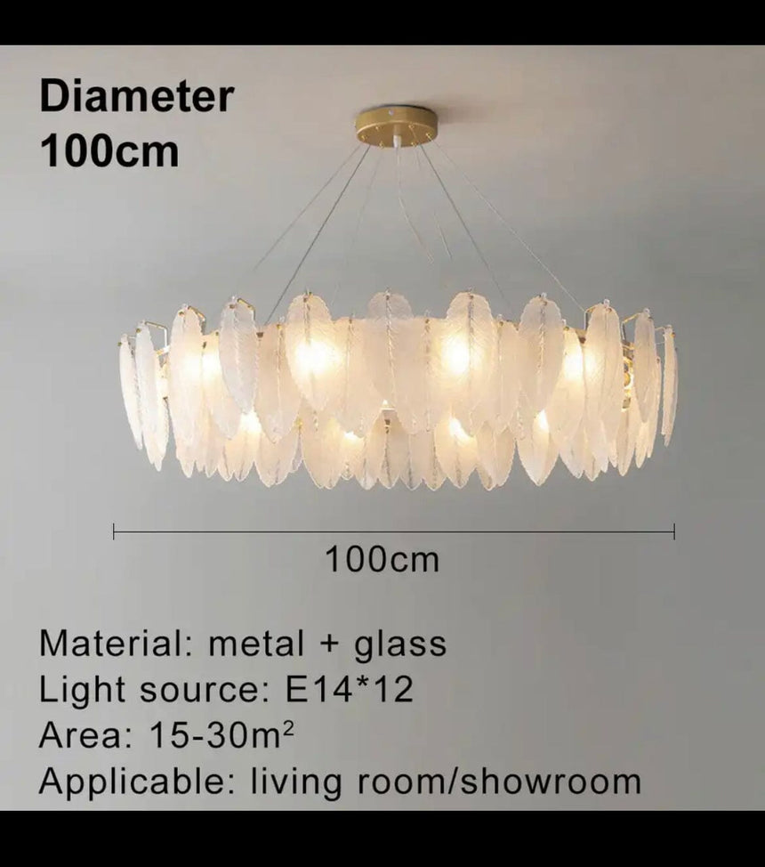 Rose gold crystal chandelier for entryway