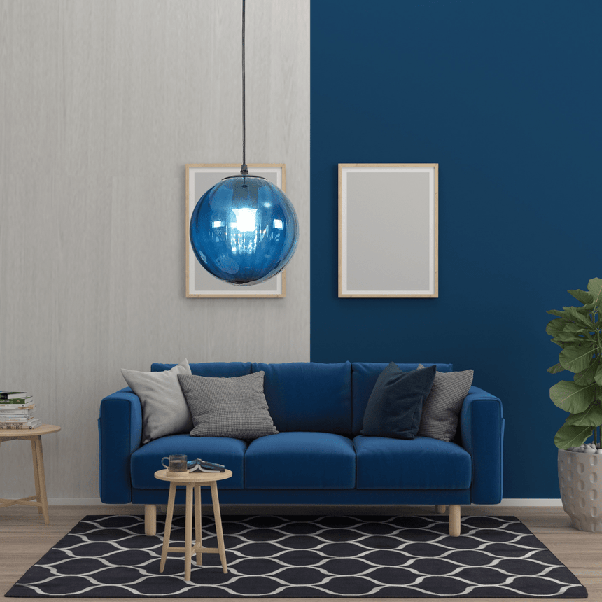 Glass and Iron Bubble Glass Pendant Light for Modern Home Decor | OroDwell