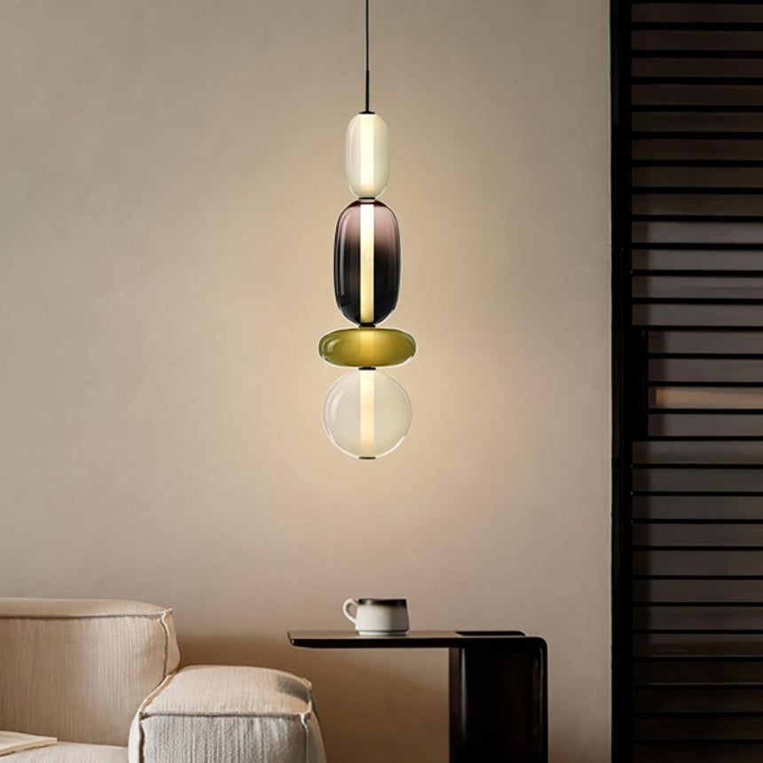 LumaWisp Glass Pendant Light Close-Up Detail - OroDwell