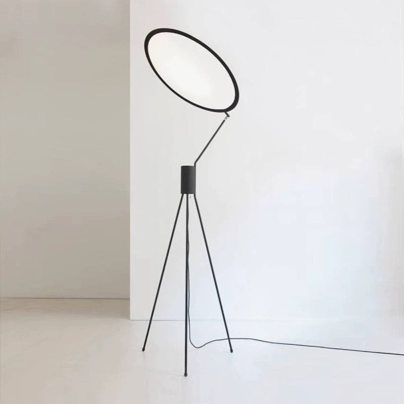 Tripod Floor Lamp Metal and Acrylic Detail