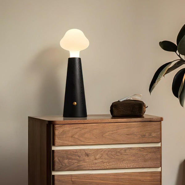 Nimbus Acrylic Table Lamp lifestyle scene – living room | OroDwell