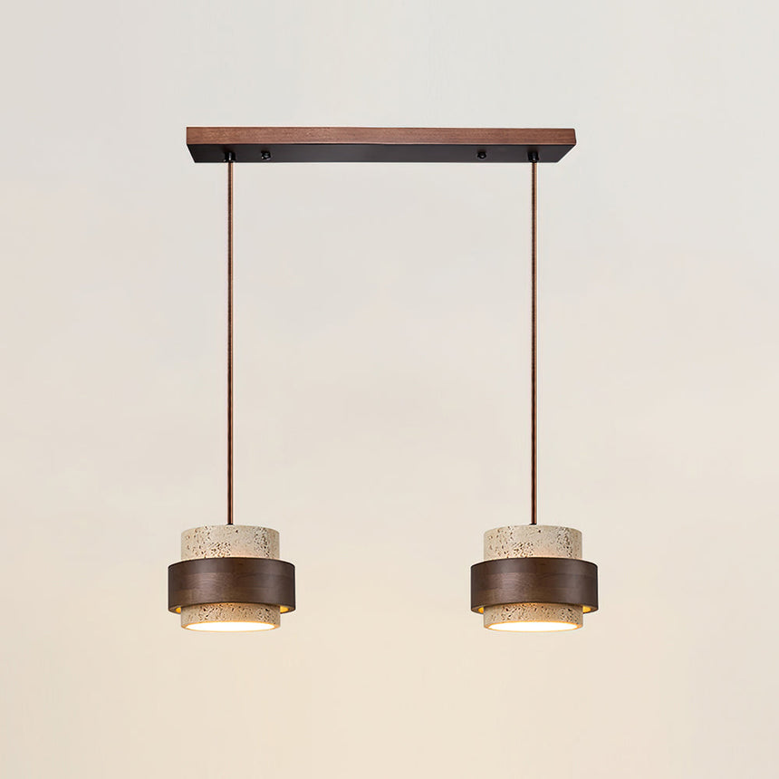 Stone pendant for kitchen island