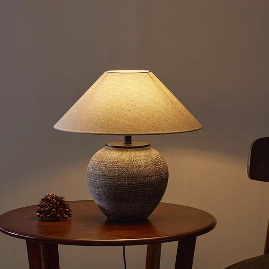 Ceramic Table Lamp for Reading Nook