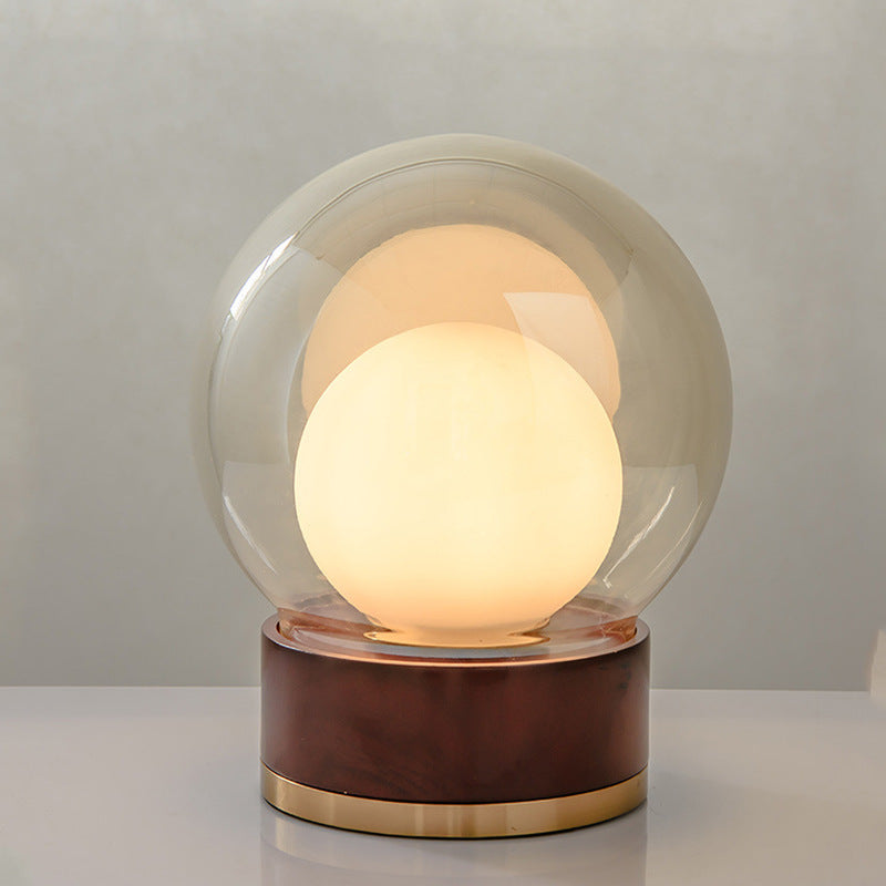 Wood Table Lamp for Hospitality Settings