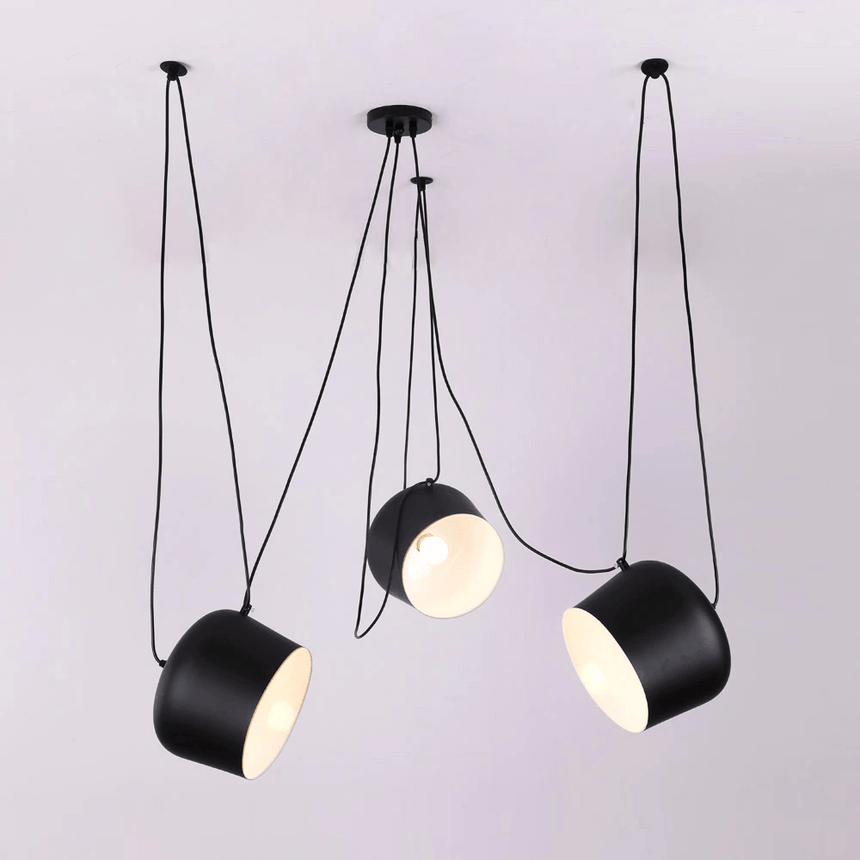 Drum Pendant Light for Kitchen and Bedroom