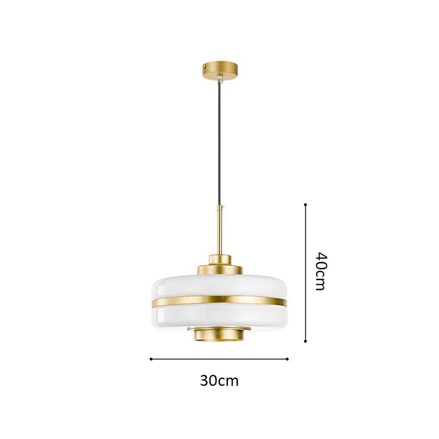 LumiNord Pendant Lamp Close-Up Glass Detail View - OpalDwell