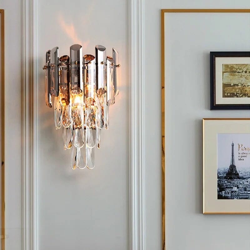 Modern Crystal Wall Lamp for Bedroom