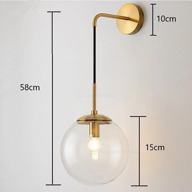 Iron Wall Lamp Design