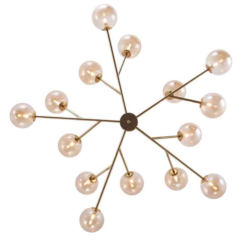 Glass Globe Chandelier for Modern Home Decor Enthusiasts