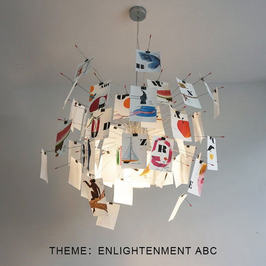 Personalizable lighting fixture close-up