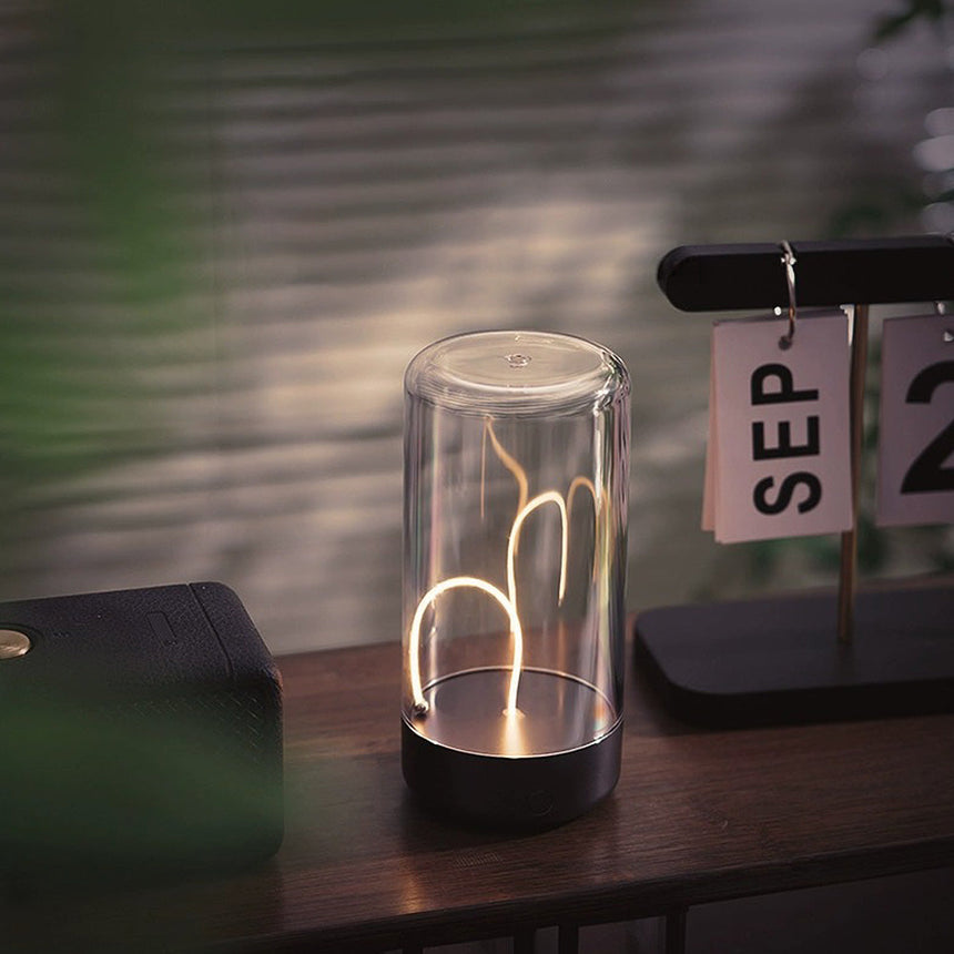 MagnetaFlex Acrylic Table Lamp – compact magnetic design | OroDwell