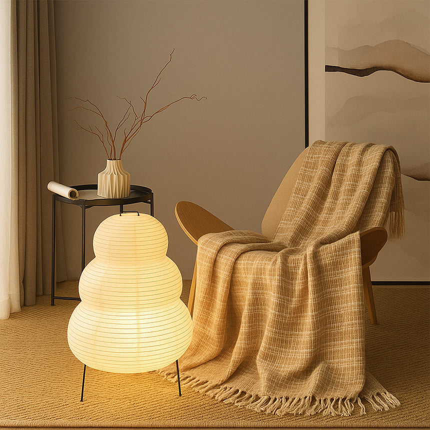 Diffused warm light pendant for reading nook
