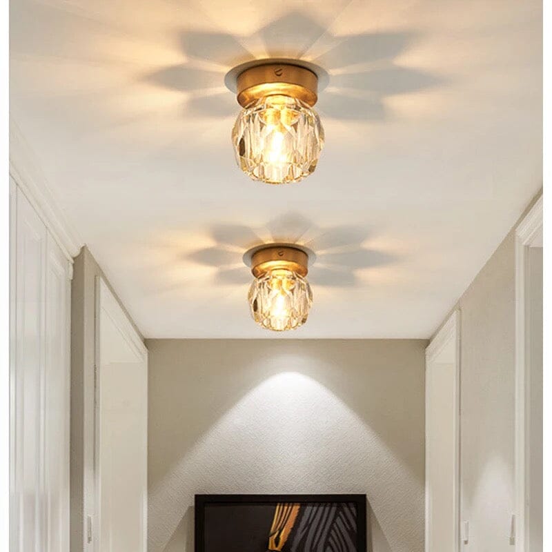 Copper Wall Lamp for Hallway Accent