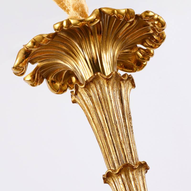 Antique Chandelier Side Angle View OpalDwell