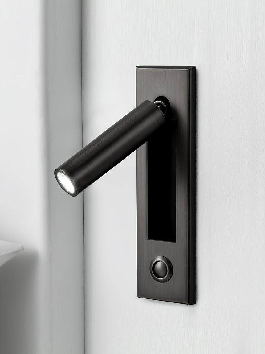 VeraLume Wall-Flush Bedside Sconce With Reading Light - OpalDwell