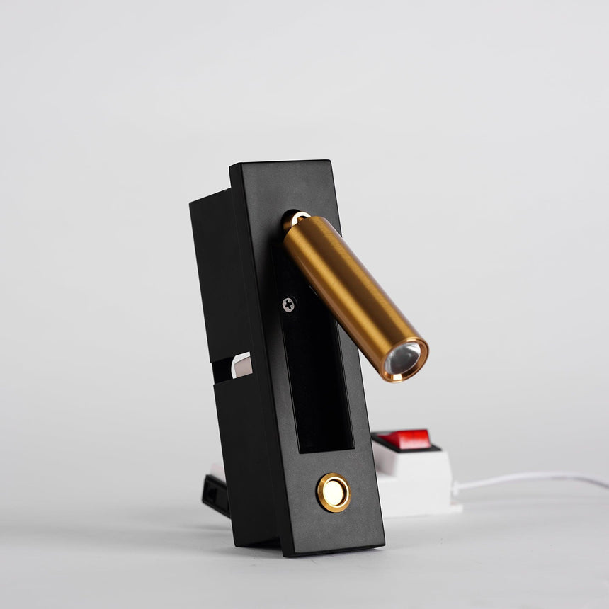 Minimalist wall sconce for reading nook