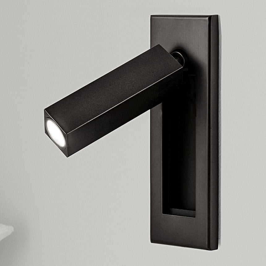VeraLume Wall-Flush Bedside Sconce With Reading Light - OpalDwell
