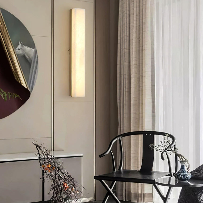 Lyra brass alabaster wall lamp dimensions reference
