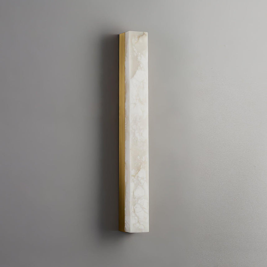 brass and alabaster wall-mounted lamp for living room accents