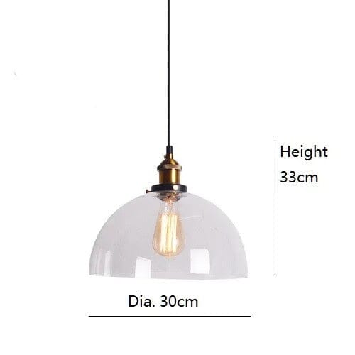 Marlow handblown glass pendant chandelier full view