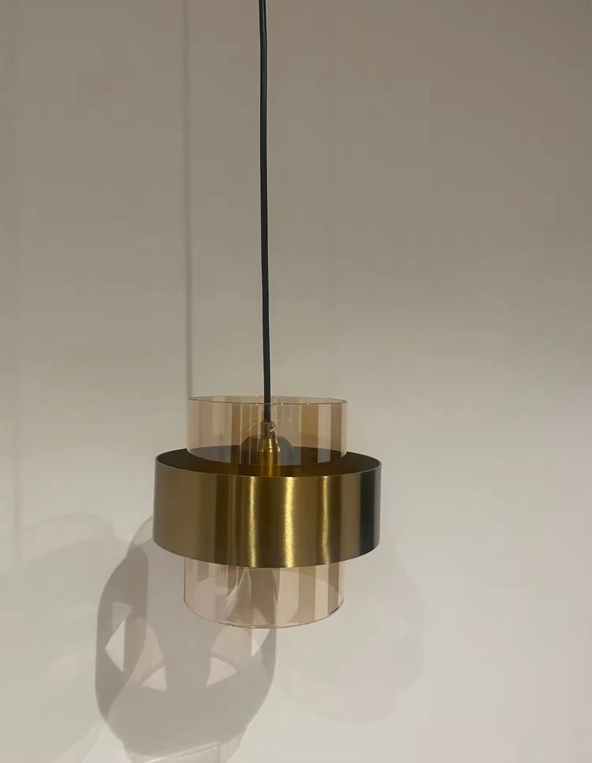 Pendant light illuminated warm glow