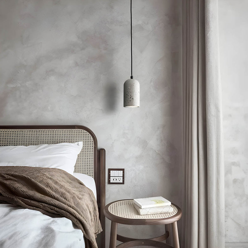 Industrial Concrete Pendant Light For Living Room - OroDwell