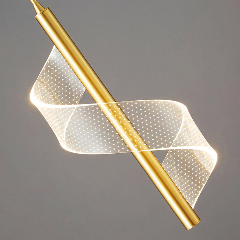 Metal Pendant Light Silhouette Detail View - OroDwell