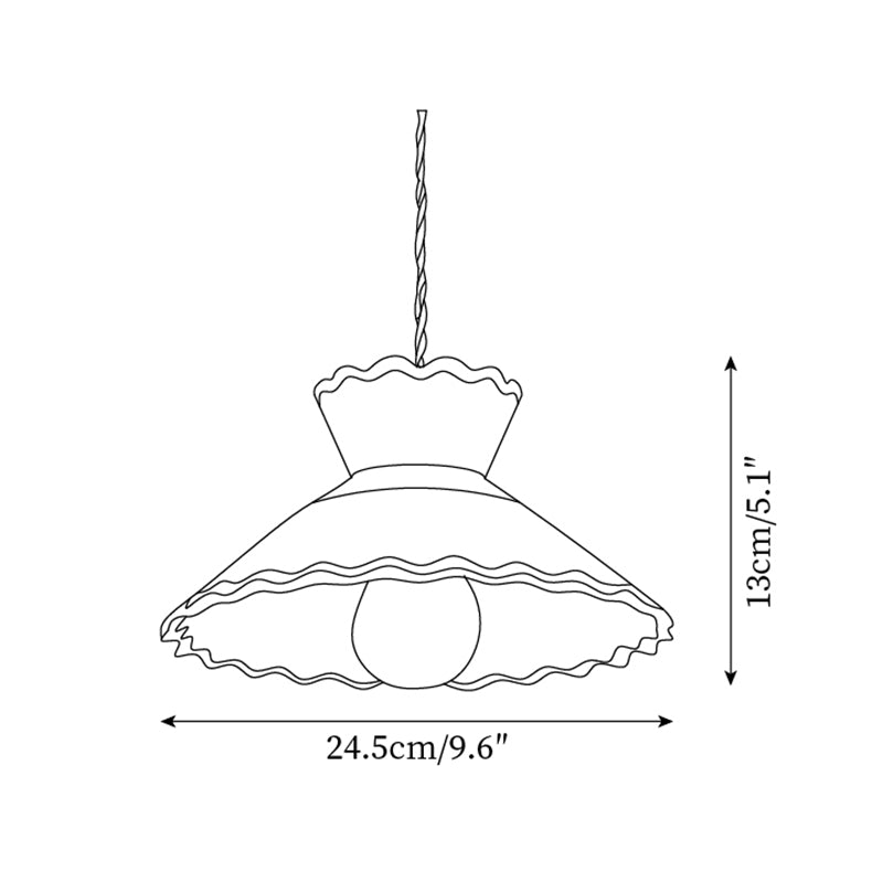 Ceramic Pendant Light for Cozy Cafe Interiors