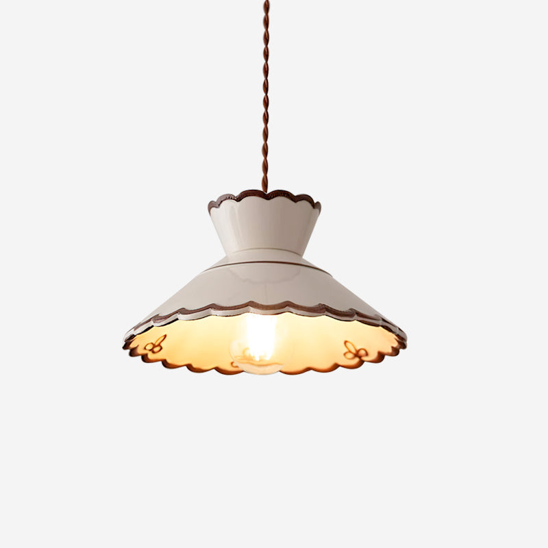 Retro Ceramic Pendant Light for Kitchens and Cafes