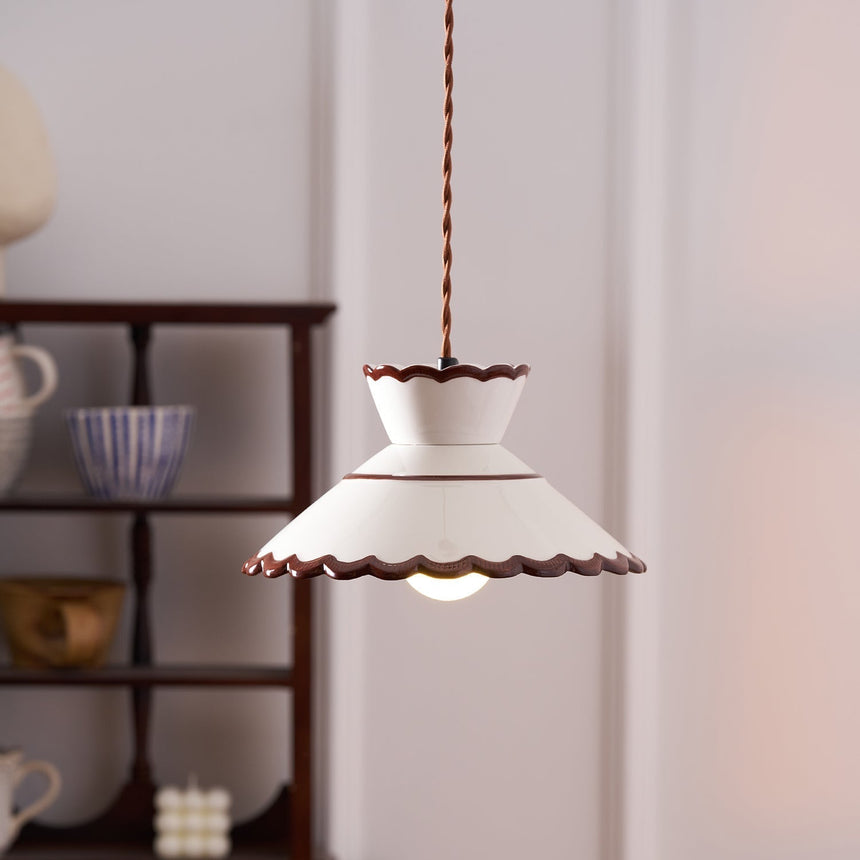 Retro Ceramic Pendant Light for Contemporary Kitchens