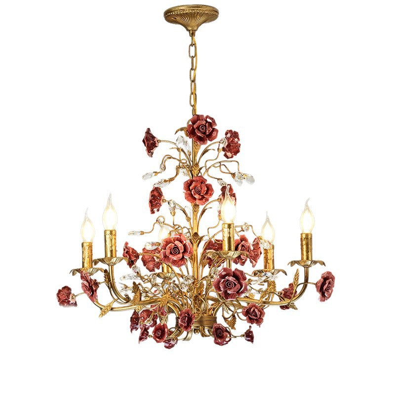 Chandelier for Cozy Living Room Ambiance