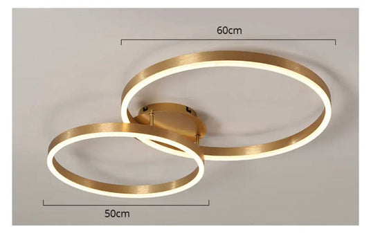 Ring Chandelier Remote Control Dimming Feature