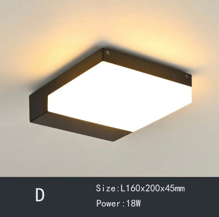 Retro Style Aluminum Ceiling Light Fixture