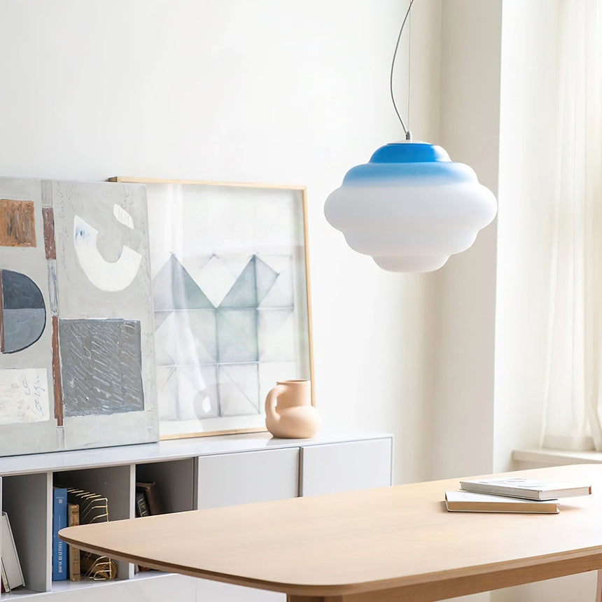 Glass Pendant Light Playful Colorful Accent - OroDwell