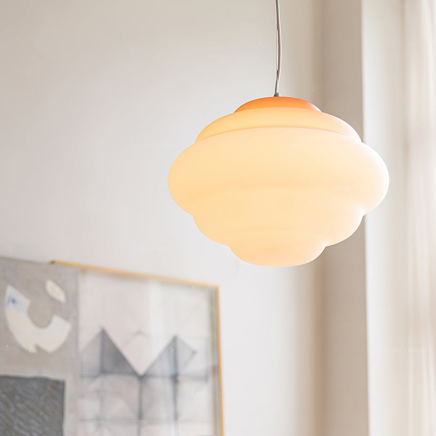 Glass Pendant Light Shade Close-Up - OroDwell