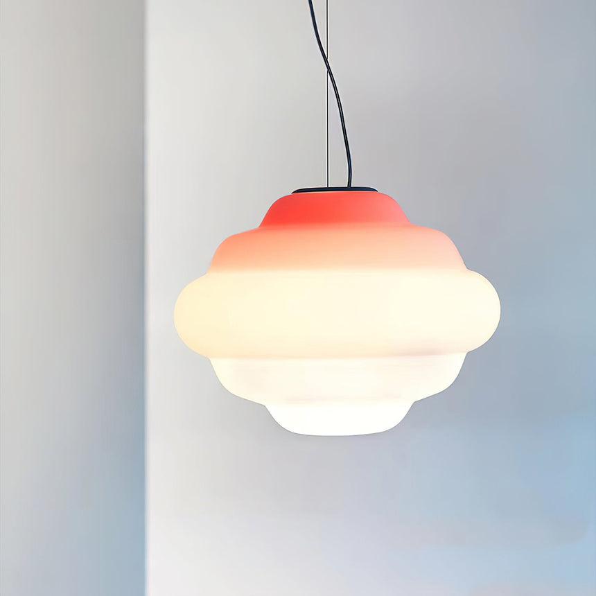 Playful Glass Pendant Light For Living Room - OroDwell