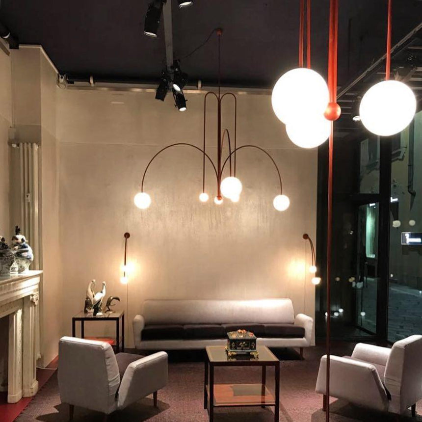 Elara Crest Pendant Light Side View