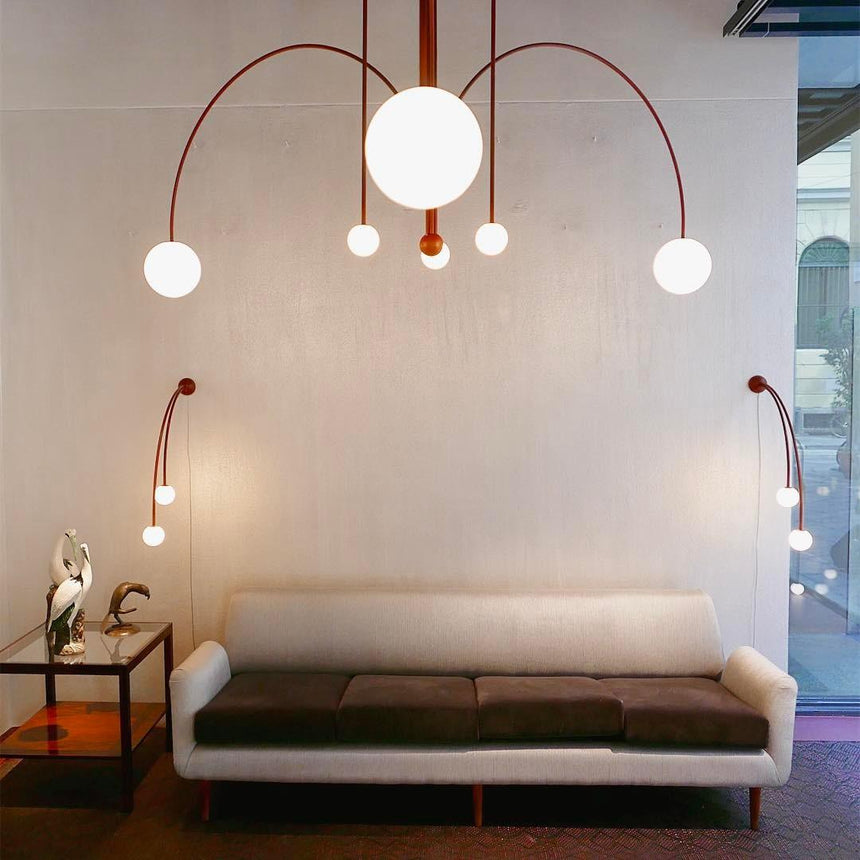 Pendant Light Dimension Diagram Medium Size