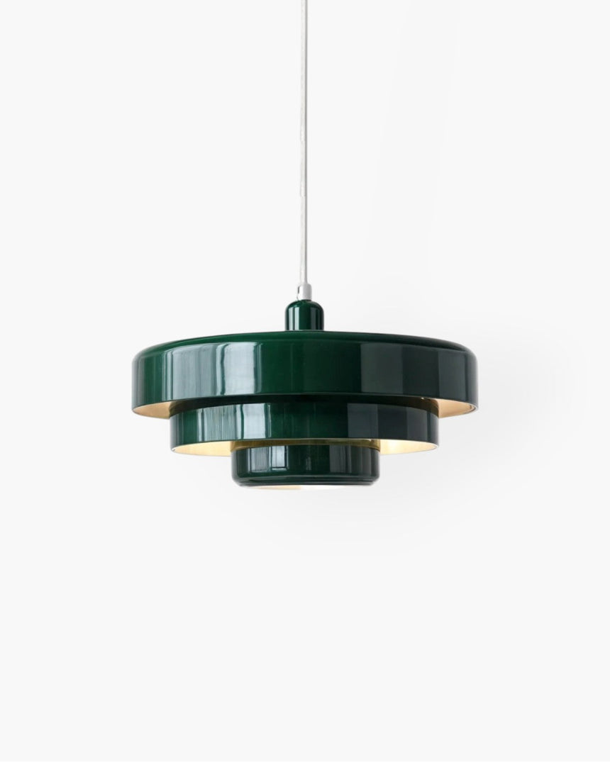 Solara Retro Orange Pendant Light modern minimalist interior - OpalDwell