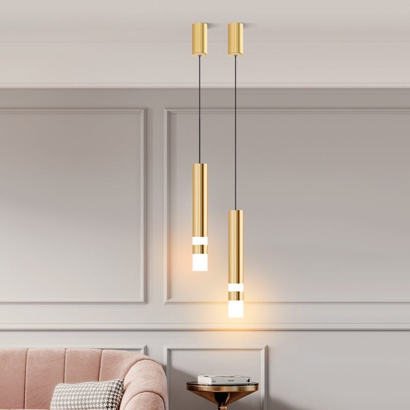Warm inviting pendant light for entryway