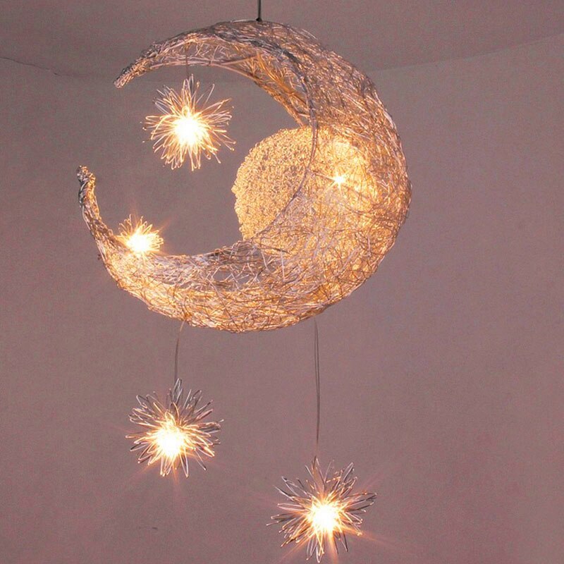 White Pendant Light LED Drop Design for Living Room