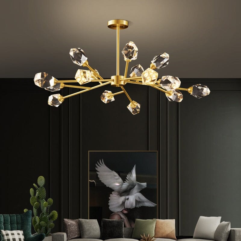 Crystal Pendant Light for Entryway and Living Room Decor | OroDwell