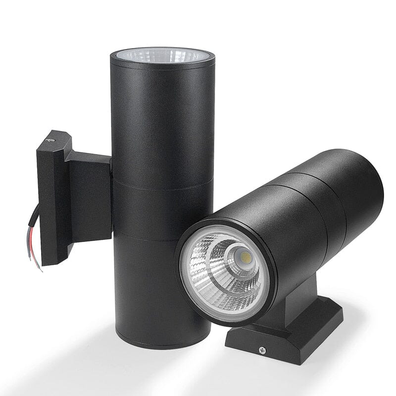 Patio accent light with dual heads