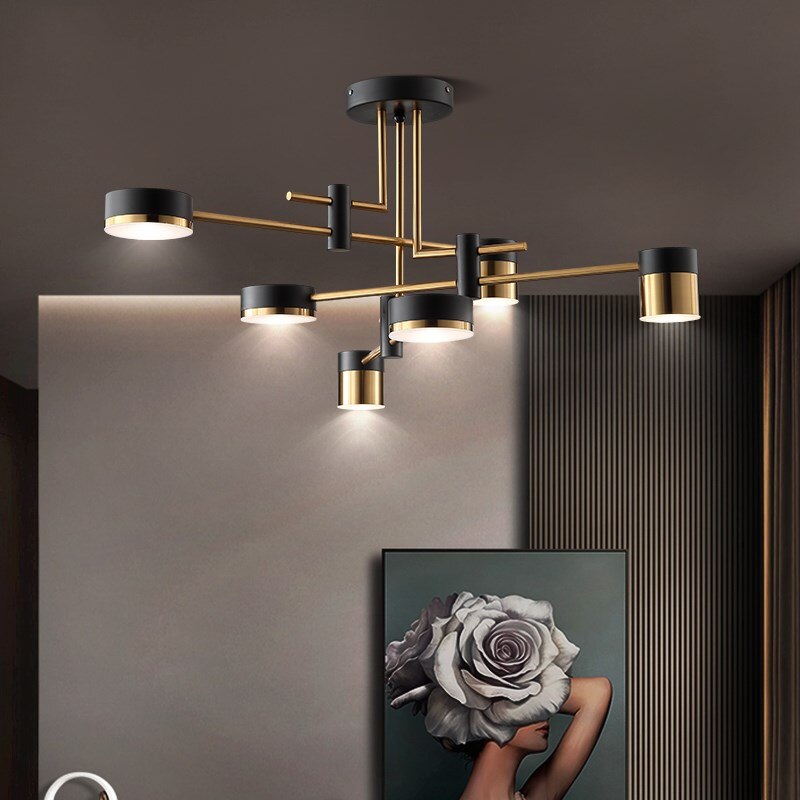 three color temperature led chandelier
