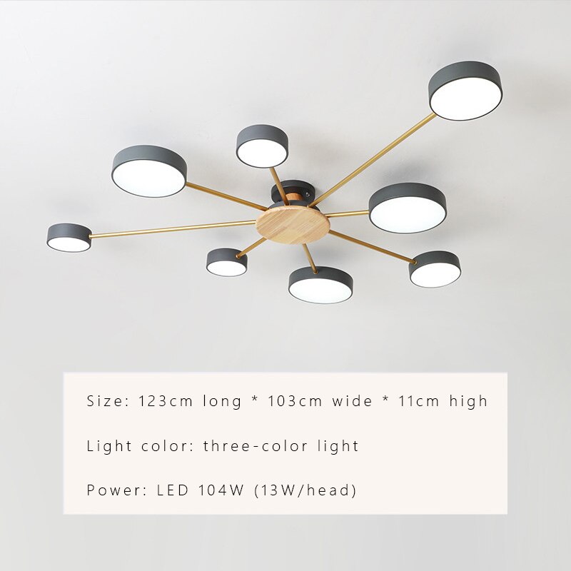 Luminax Scandinavian Modern LED Chandelier - Additional View 4