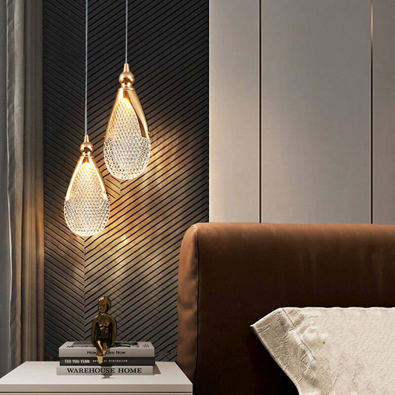 Acrylic Pendant Light for Living Rooms and Bedrooms - OpalDwell