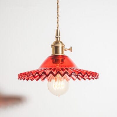 Retro inspired pendant light for dining area